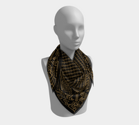 WWII Code Cipher Scarf