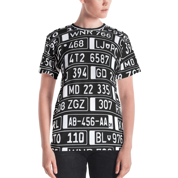 Botanik celle uafhængigt Europe Plate ALPR Feminine T-shirt – Adversarial Fashion
